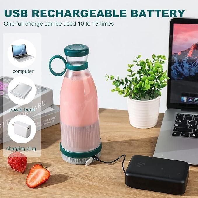 Portable Mini Juice Blender Bottle